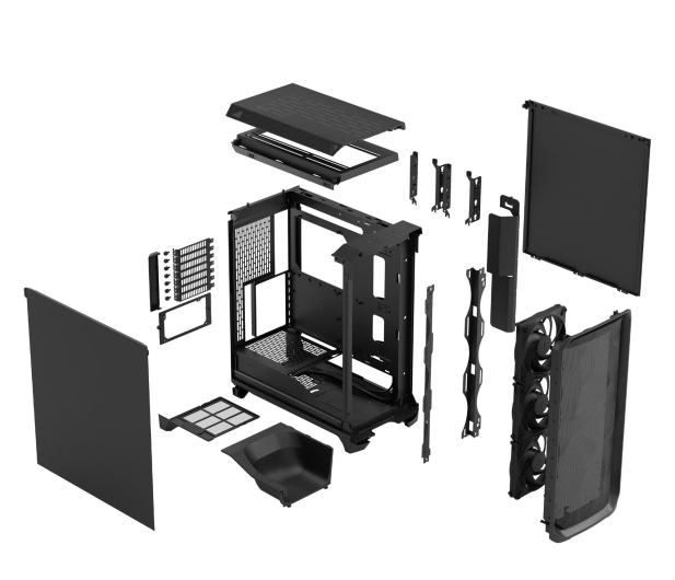 FRACTAL DESIGN Meshify 3 Black Solid - 1318885 - zdjęcie 8